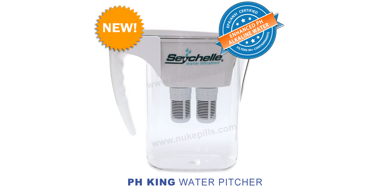 Seychelle PH2O 2 Pack Alkaline Pitcher Replacement Filter 1-40500-2 