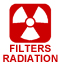 filters radiation from water