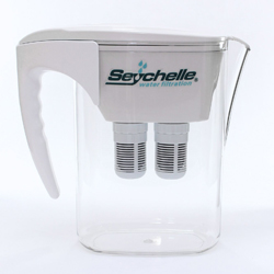 NEW Seychelle Regular Family Water Pitcher with Dual Filters
